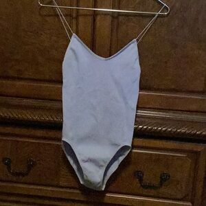 Urban Outfitters Out From Under Ribbed Lavender Bodysuit Size Medium